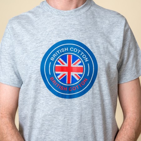 CAMISETA PARCHE GRIS