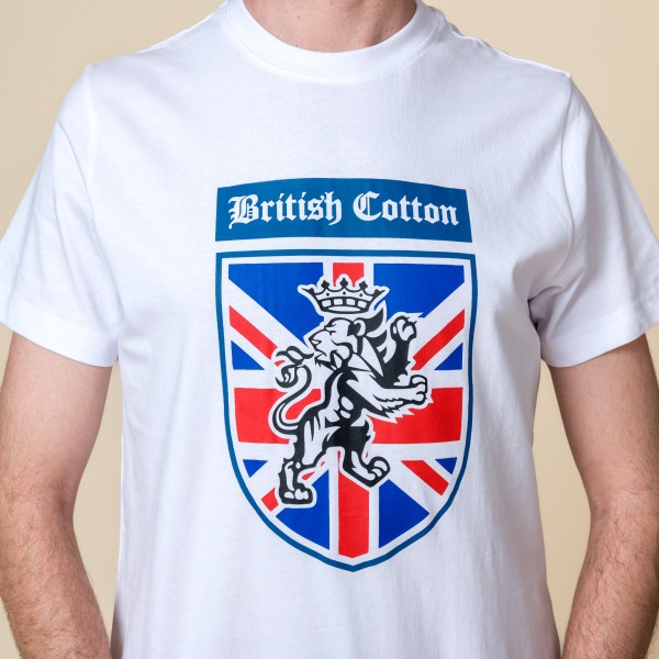 CAMISETA ESCUDO LEON BLANCO 2