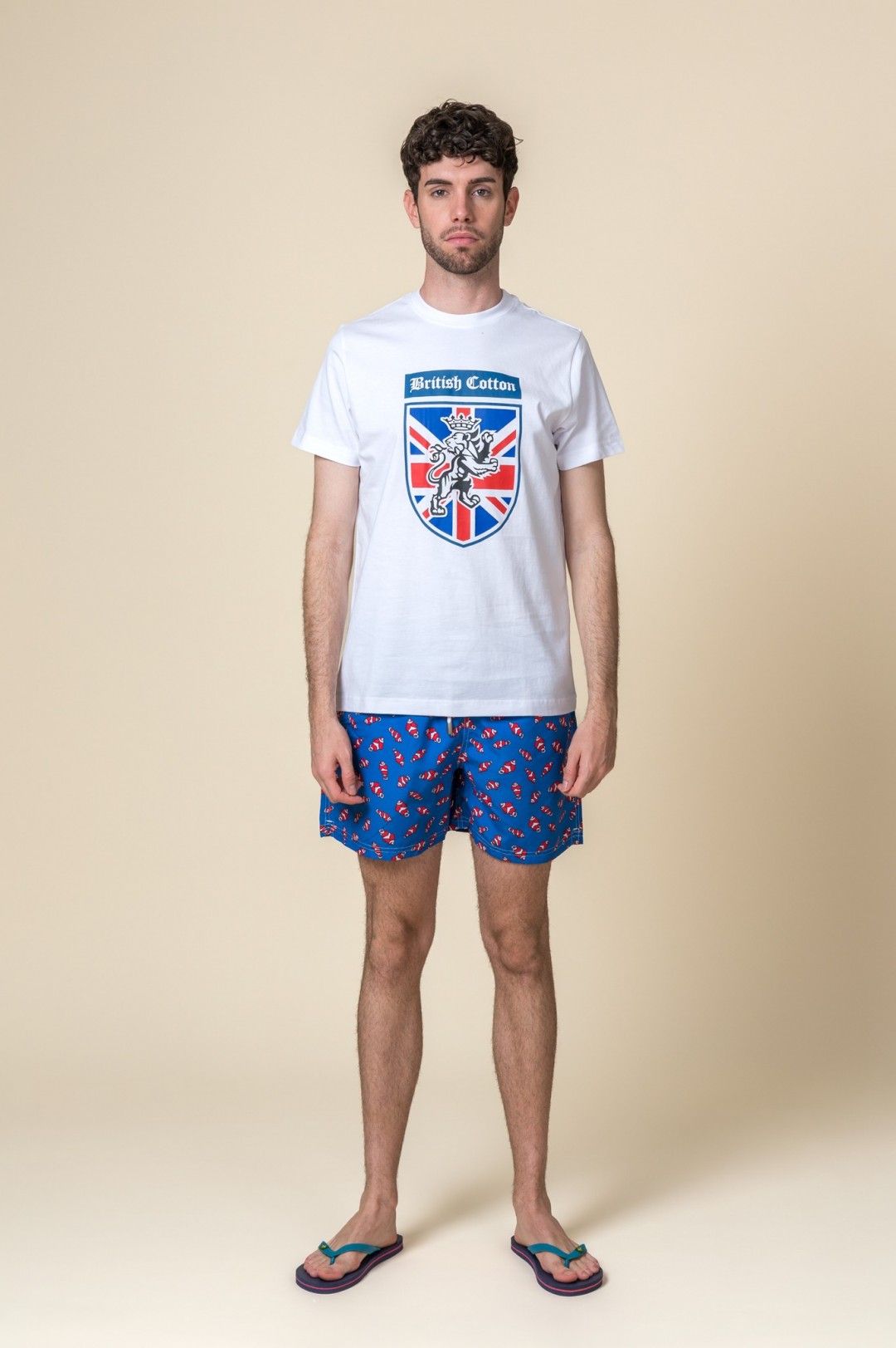 CAMISETA ESCUDO LEON BLANCO
