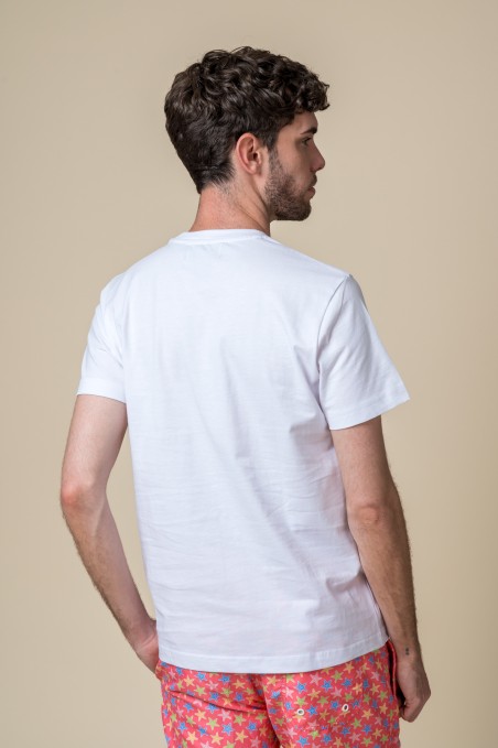CAMISETA SURFING TIME BLANCO