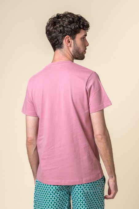 MAGLIETTA "SURFING TIME" ROSA