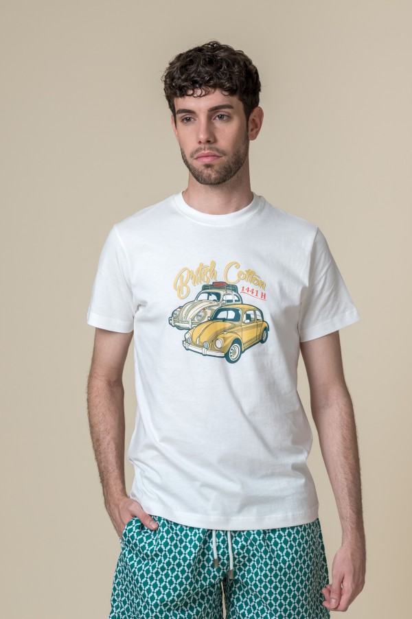 CAMISETA TWO CARS CRUDO