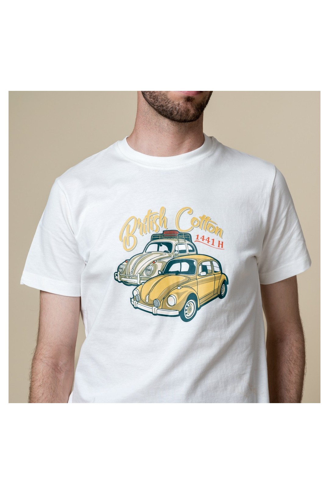 CAMISETA TWO CARS CRUDO
