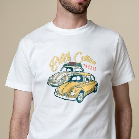 CAMISETA TWO CARS CRUDO