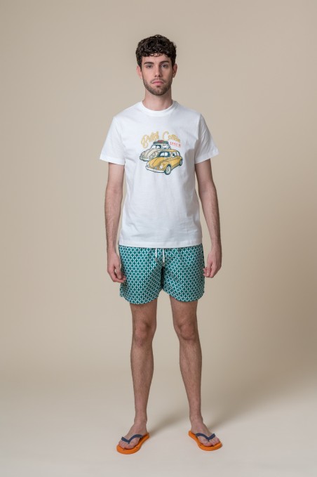 CAMISETA TWO CARS CRUDO
