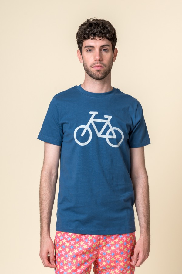 CAMISETA BICI AZUL 2