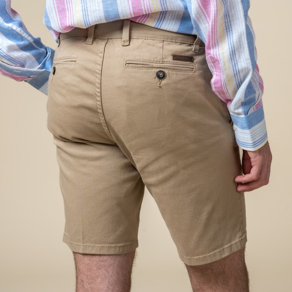 British Camel Bermuda Shorts