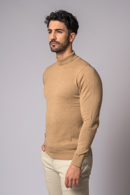 MAGLIONE DOLCEVITA CAMMELLO