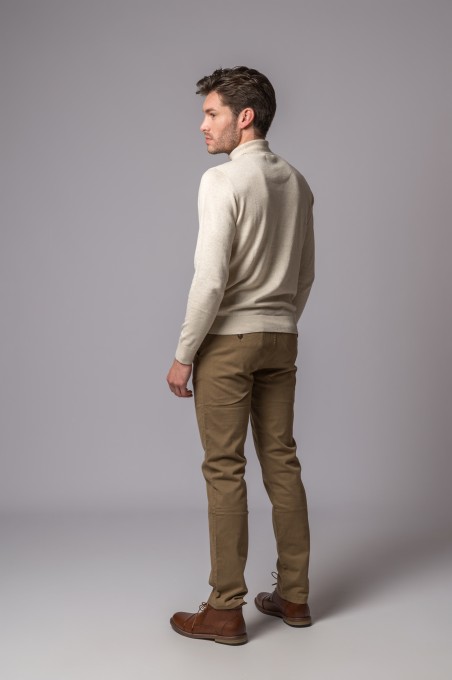 MAGLIONE DOLCEVITA ECRU