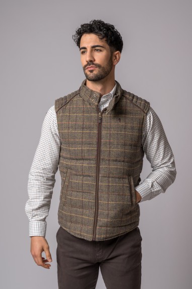 CHALECO VERONA ESPIGA TWEED