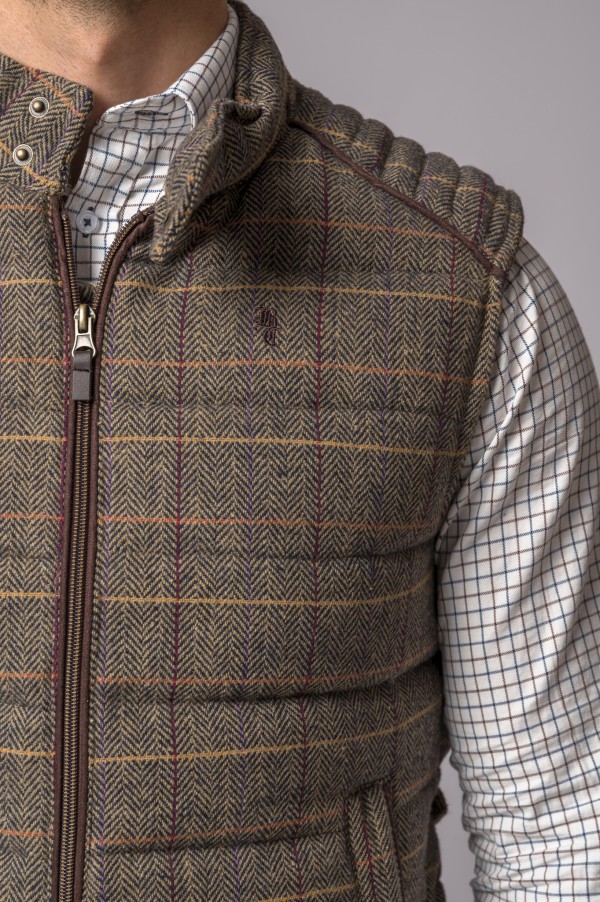 CHALECO VERONA ESPIGA TWEED