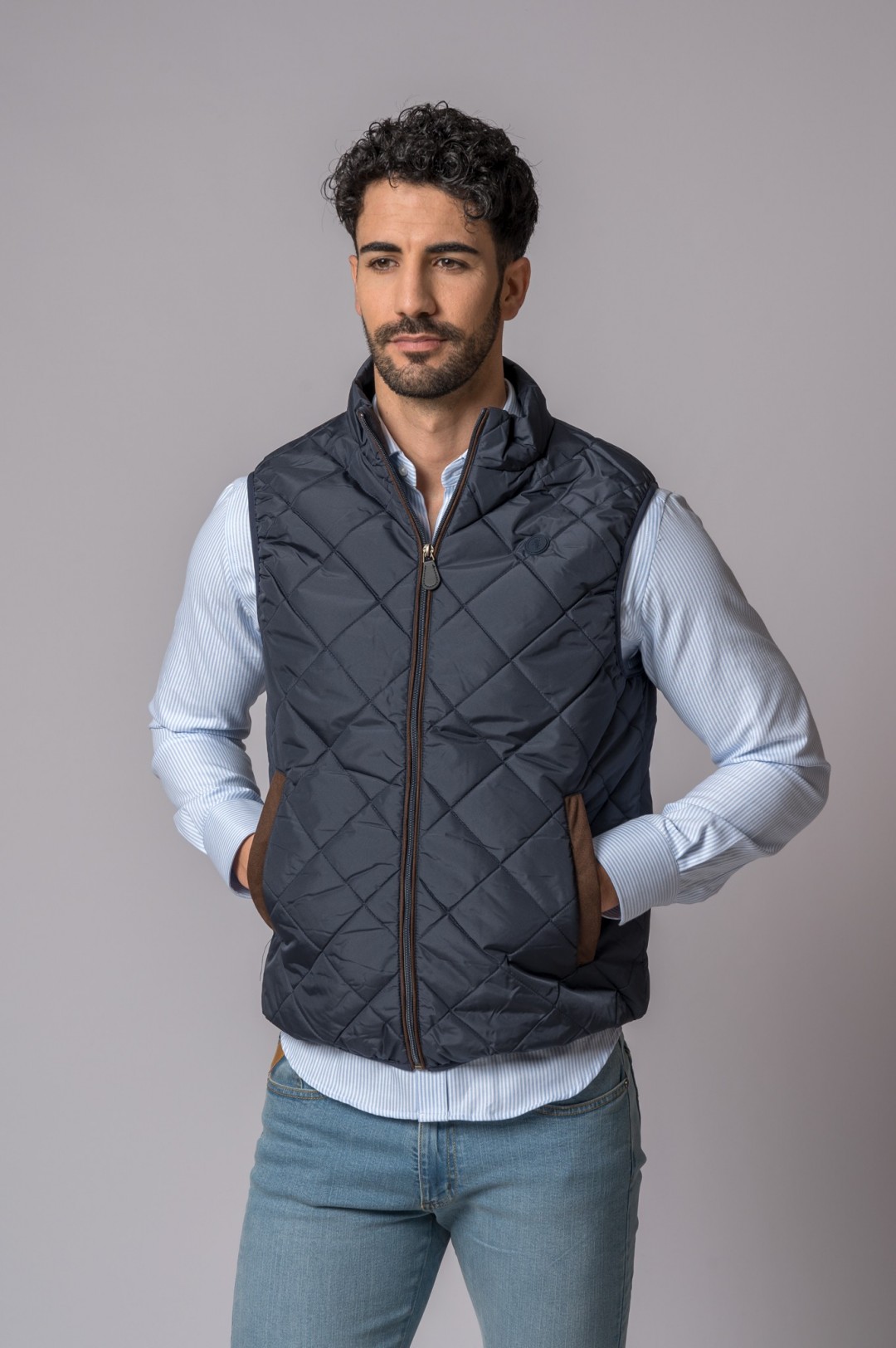 PALERMO NAVY BLUE VEST