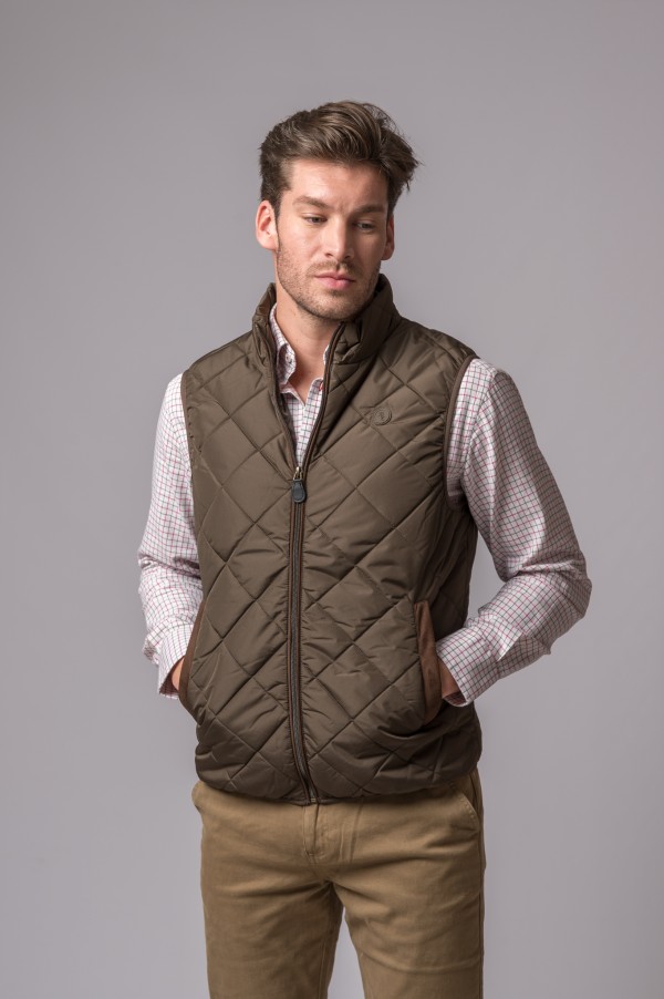 GILET PALERMO MARRONE 2
