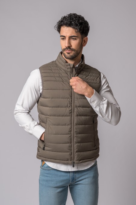 GILET NOUVEAU NIZA MARRON