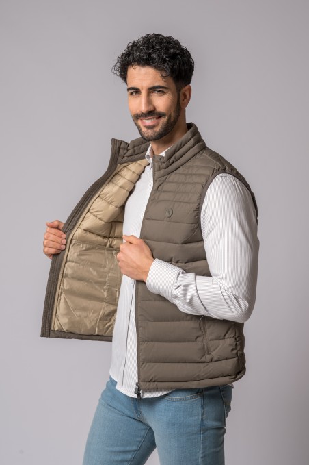 GILET NOUVEAU NIZA MARRON