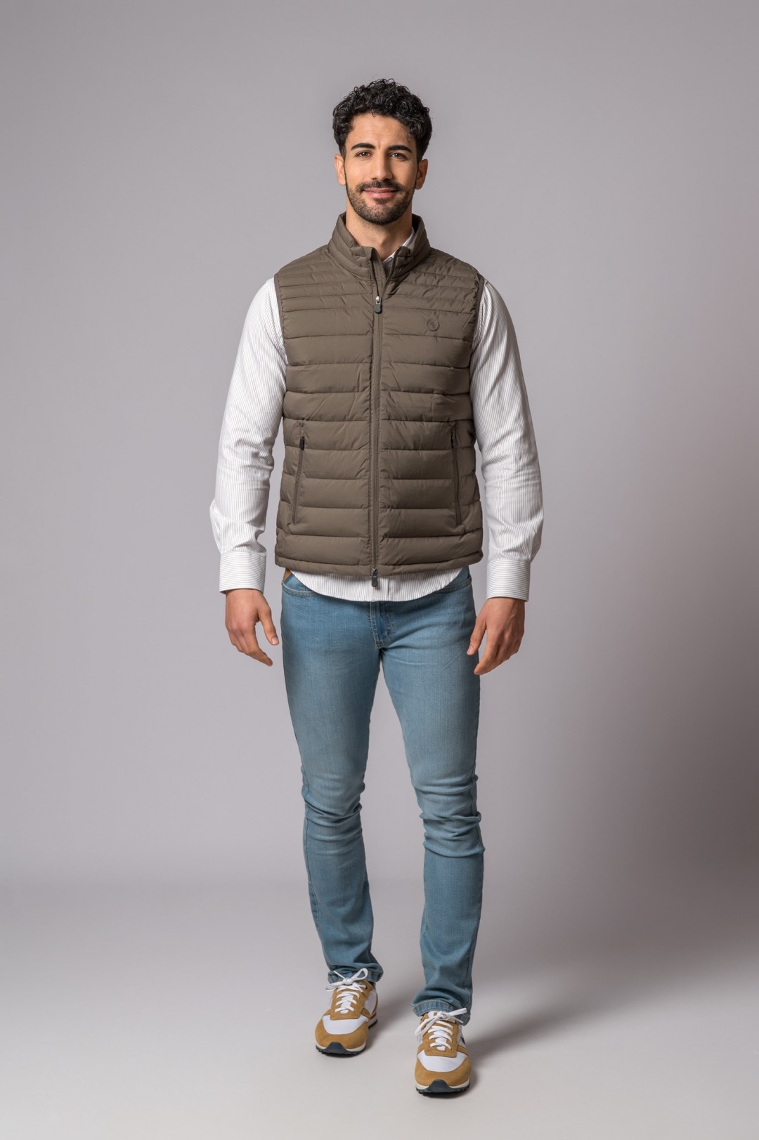 GILET NOUVEAU NIZA MARRON