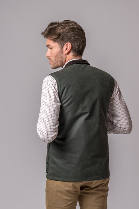 WAX GILET VERDE