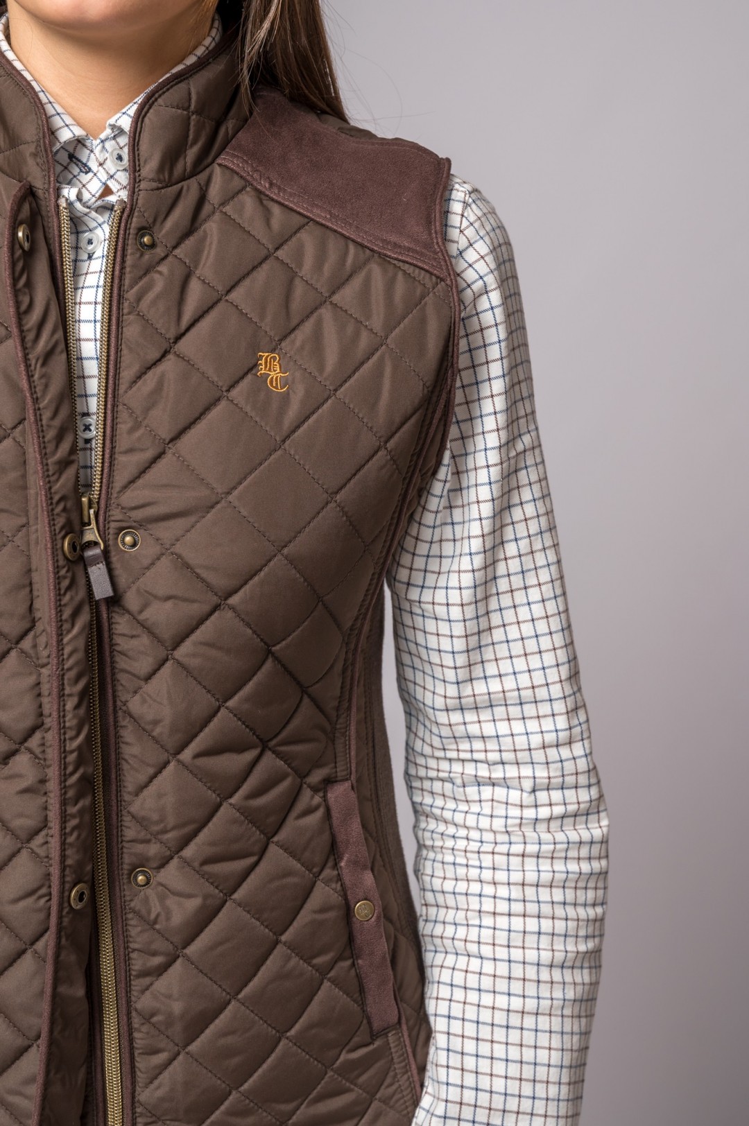 NOUVEAU GILET KIMBERLY MARRON