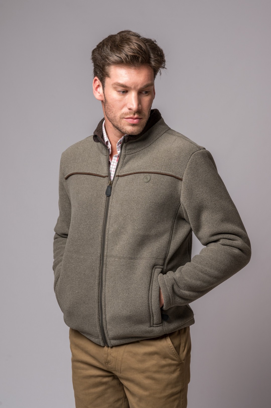 CHAQUETA POLAR ORLEANS GRIS