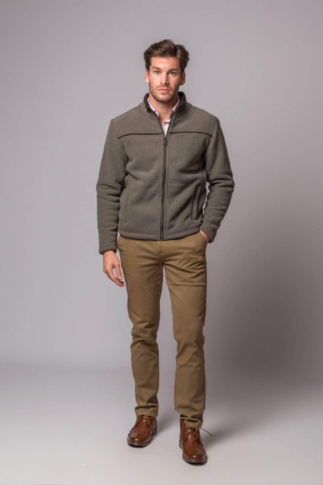 CHAQUETA POLAR ORLEANS GRIS
