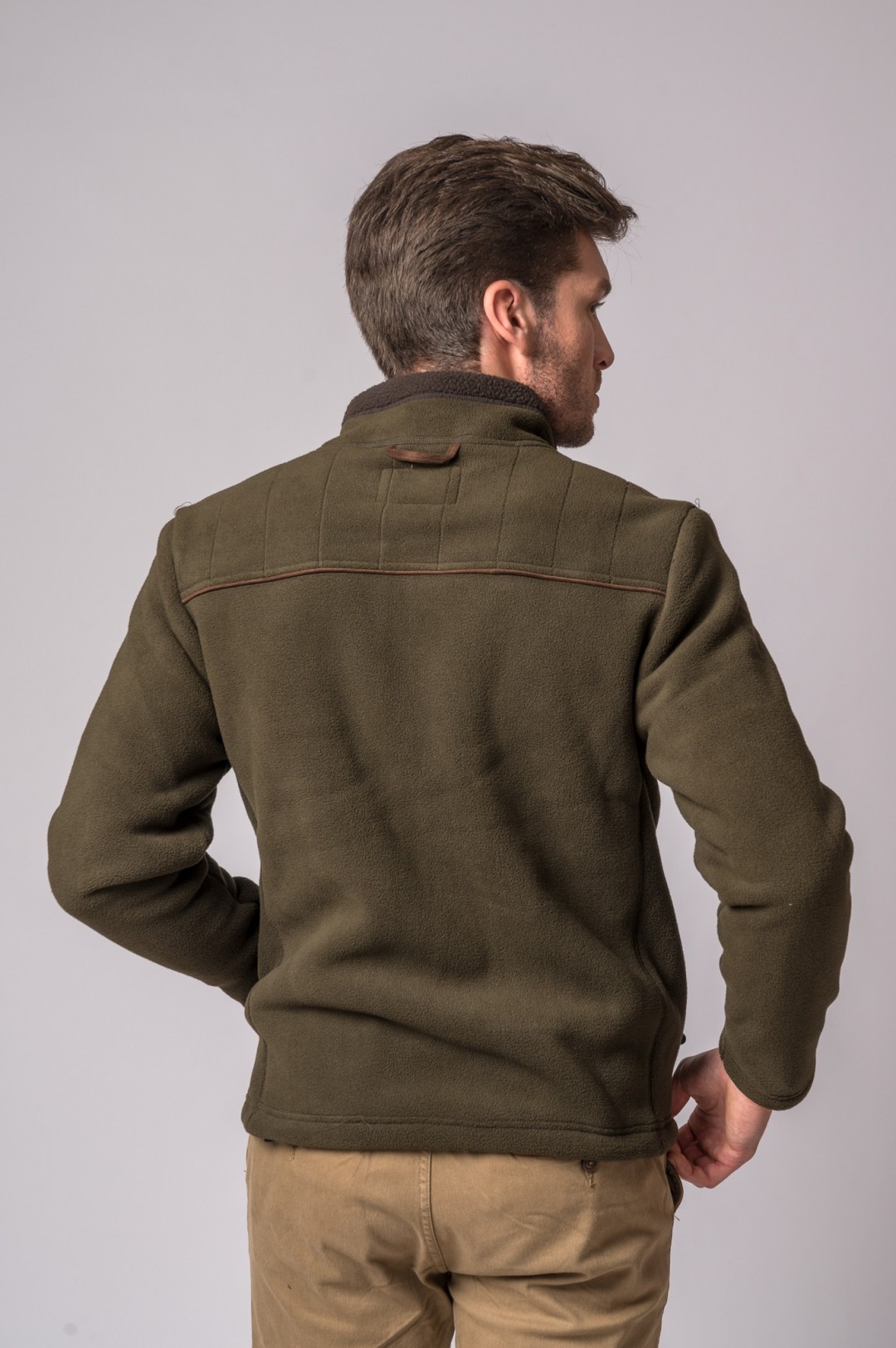 ORLEANS GREEN FLEECE JACKET