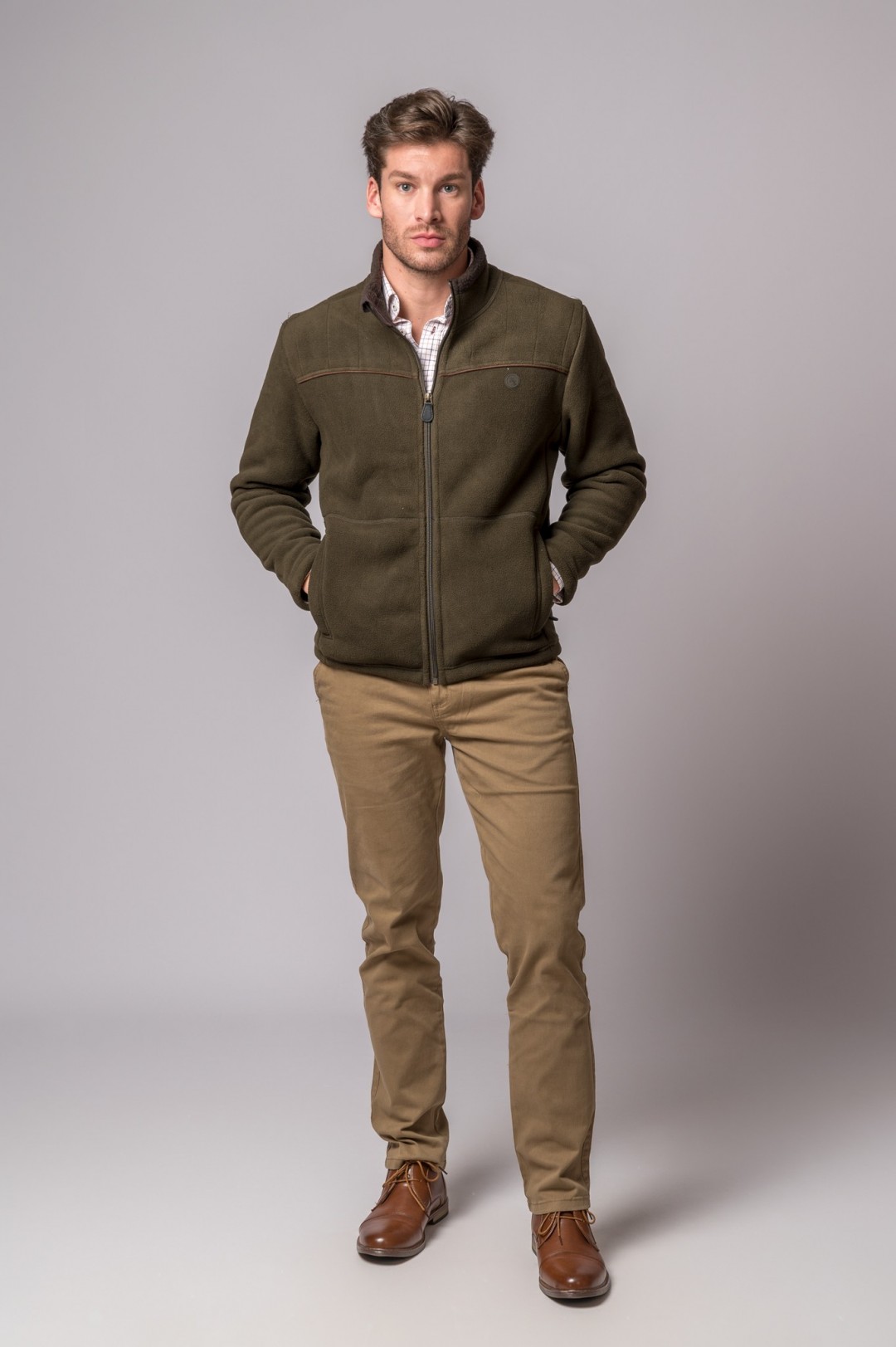 ORLEANS GREEN FLEECE JACKET