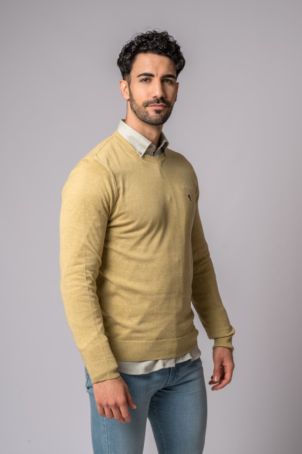 JERSEY PICO MOSTAZA 2