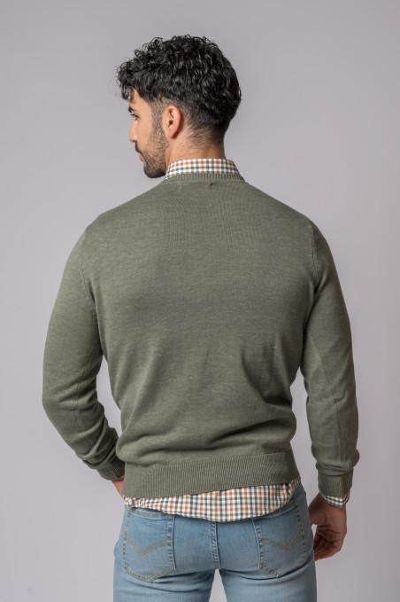 JERSEY PICO VERDE DESLAVADO
