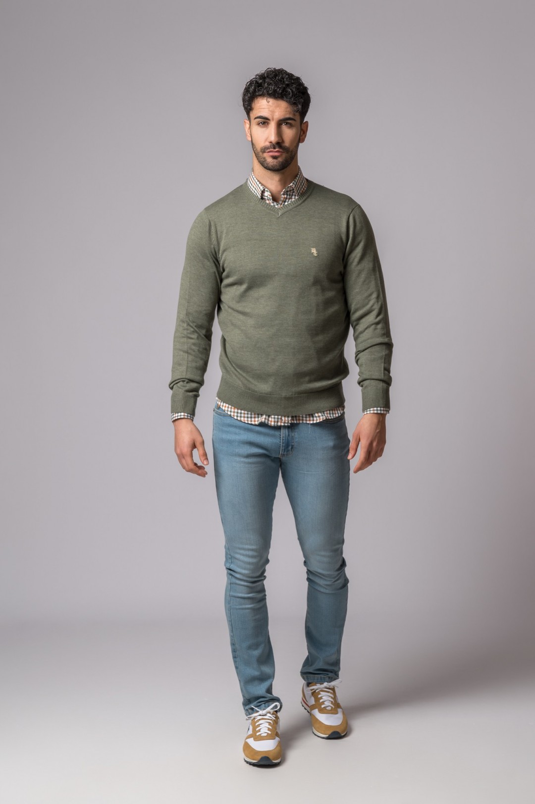 JERSEY PICO VERDE DESLAVADO