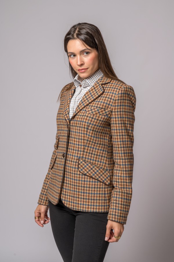 CHAQUETA LANA PATA DE GALLO 2