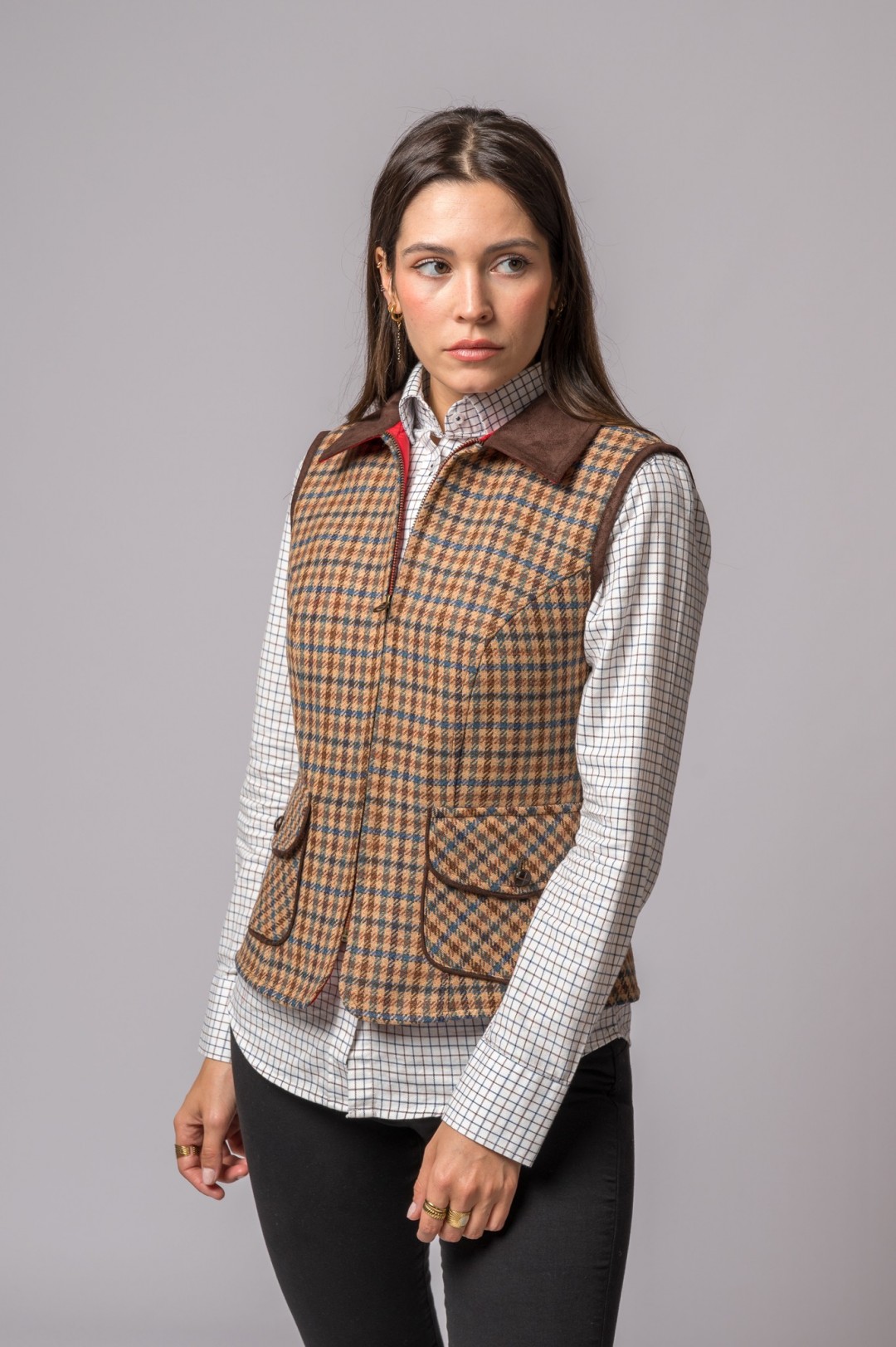 HOUNDFOOT WOOL VEST