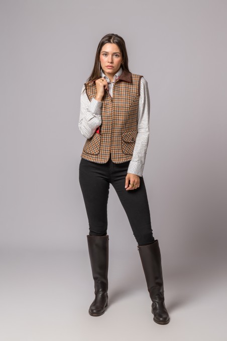 HOUNDFOOT WOOL VEST