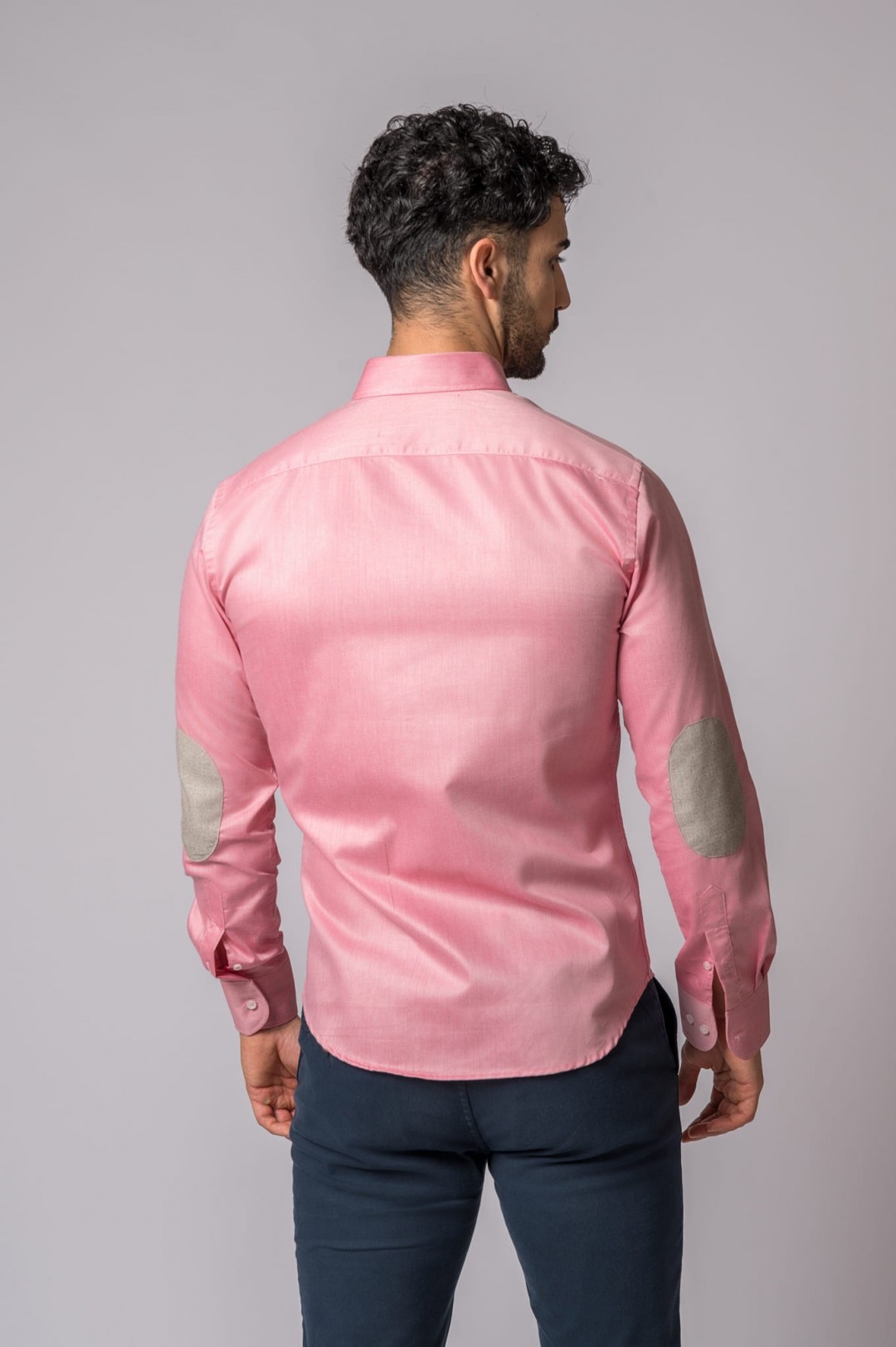 PINK ELBOW PATCH SHIRT