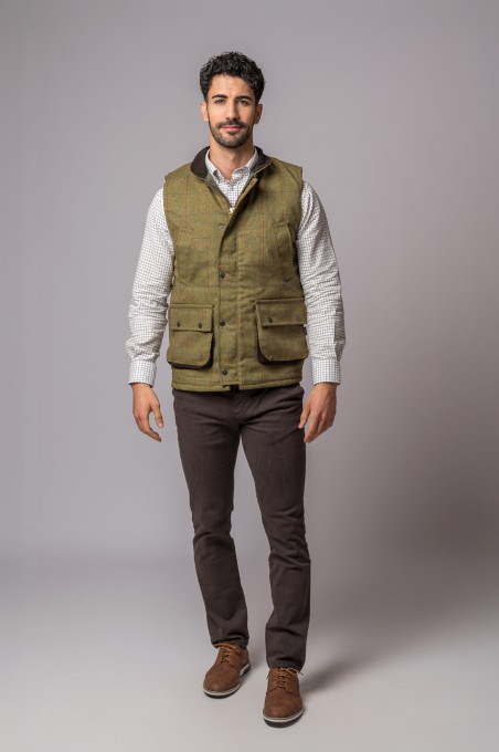 COLETE DE TWEED VERDE FLORESTA