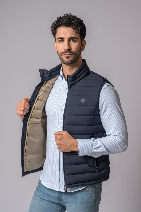 NEW NICE NAVY BLUE VEST 2