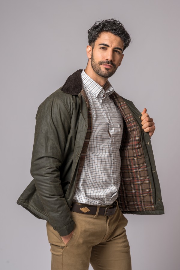 GIACCA CERATA PATRICK GREEN 2