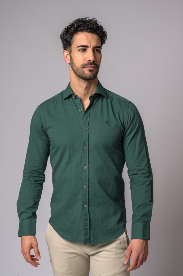 CAMISA VERDE GARRAFA