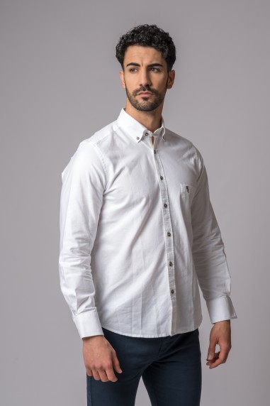 CAMICIA BIANCA CON TASCHINO