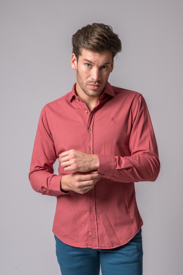 CHEMISE ROSE FRAMBOISE