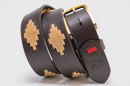 ARGENTINE BROWN AND CAMEL BELT