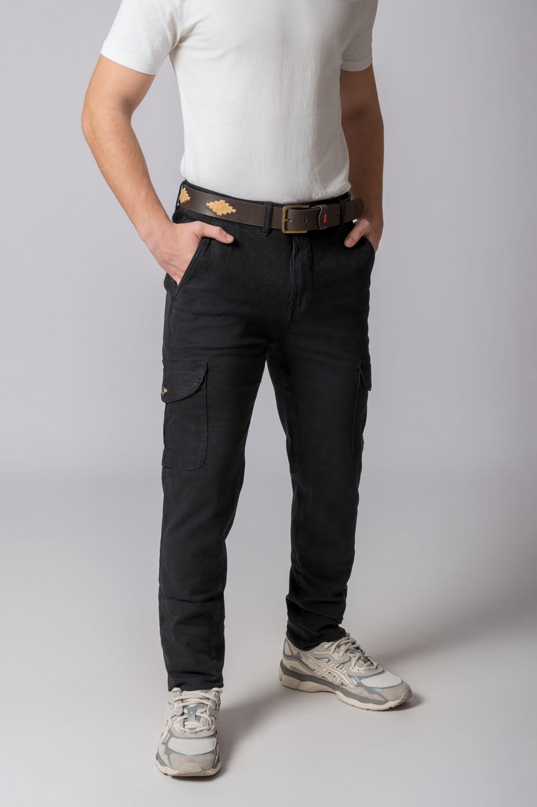 PANTALON CARGO NOIR