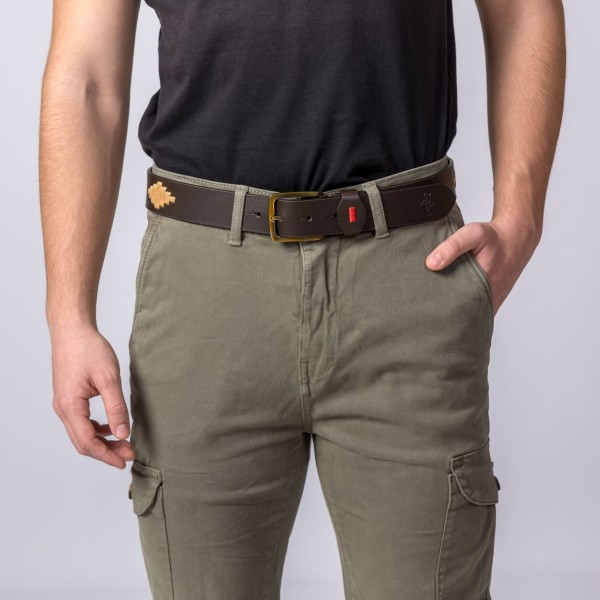 PANTALON CARGO VERT