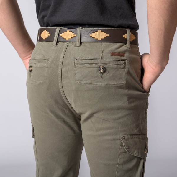 PANTALON CARGO VERT 2