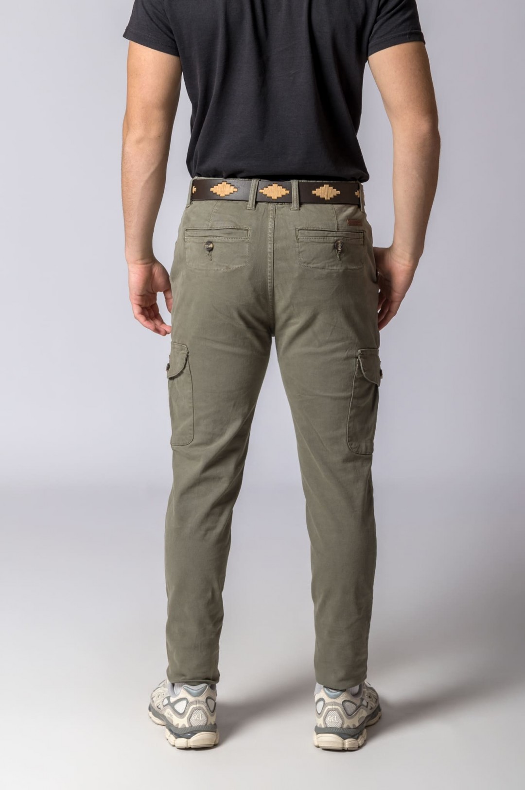 PANTALON CARGO VERT