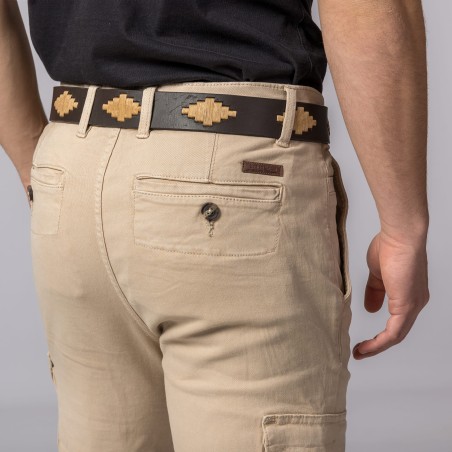 PANTALON CARGO BEIGE