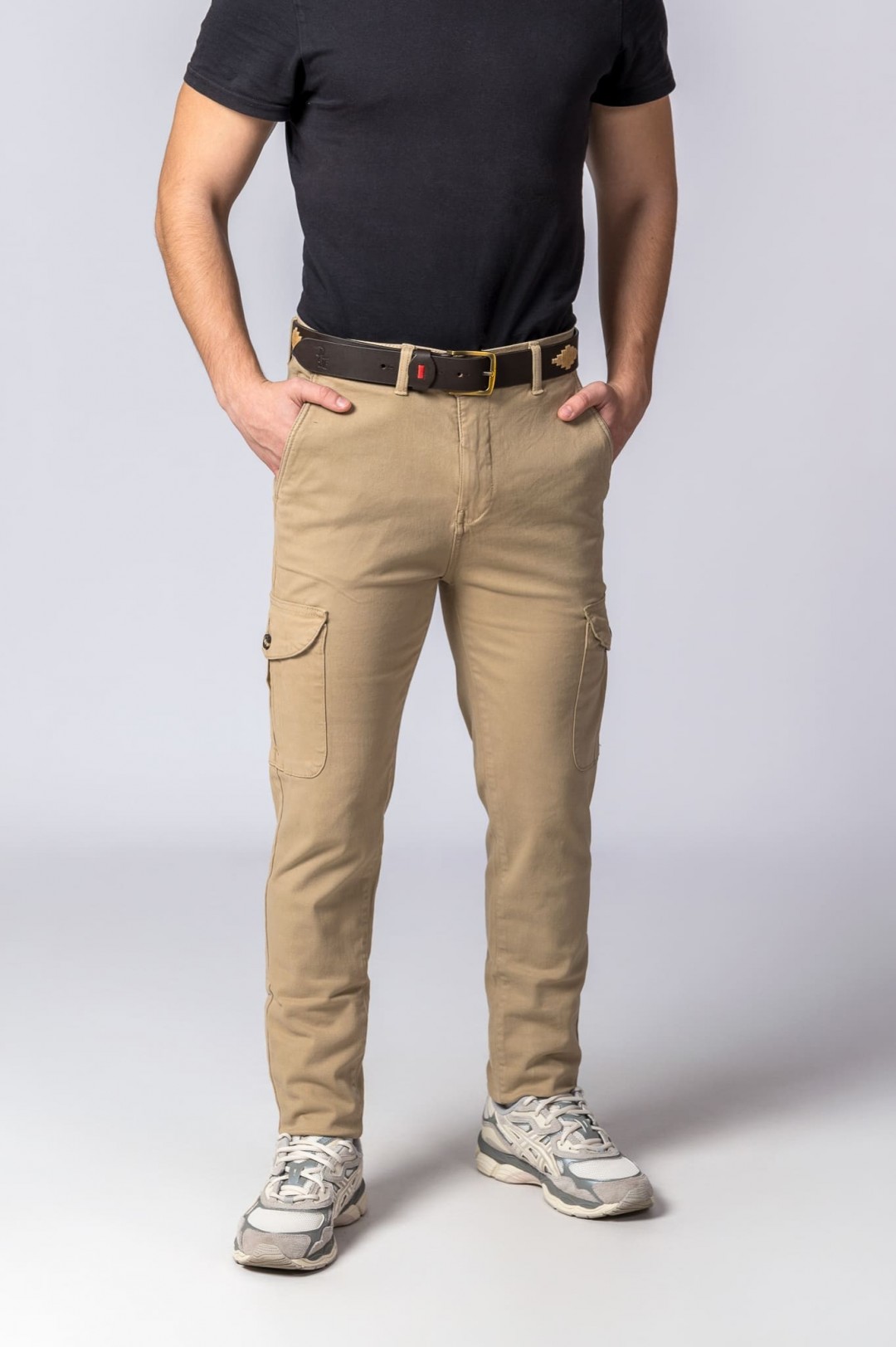 PANTALON CARGO CAMEL