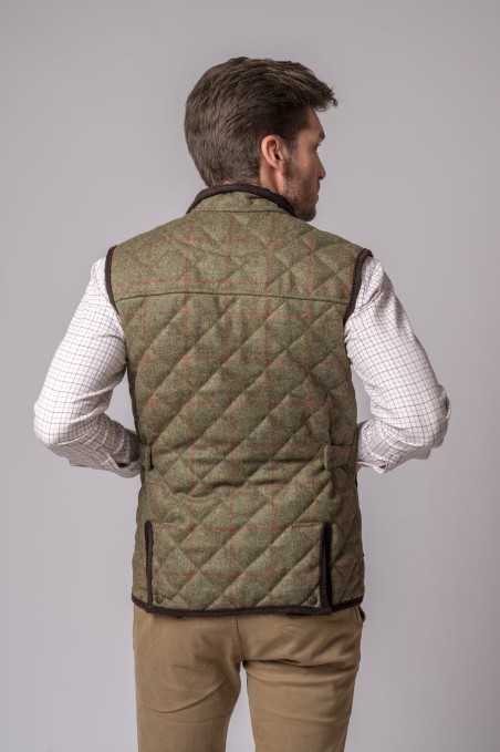 COLETE DE TWEED VERDE