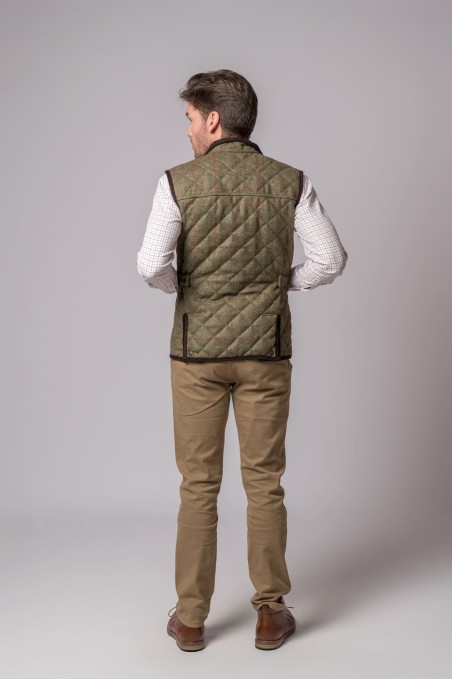 COLETE DE TWEED VERDE