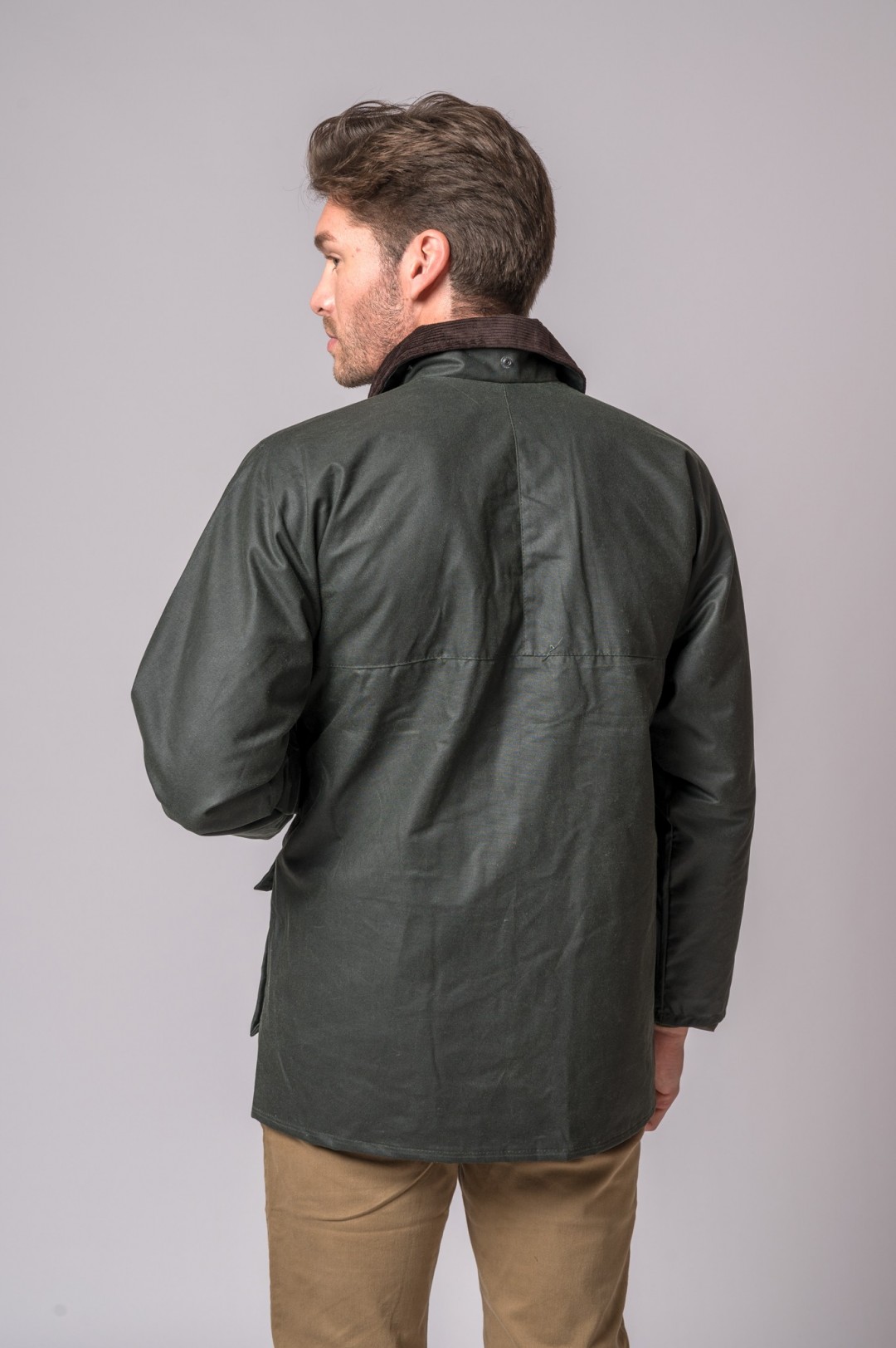 Chaqueta Encerada Exeter Verde