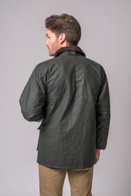 Exeter Green Waxed Jacket